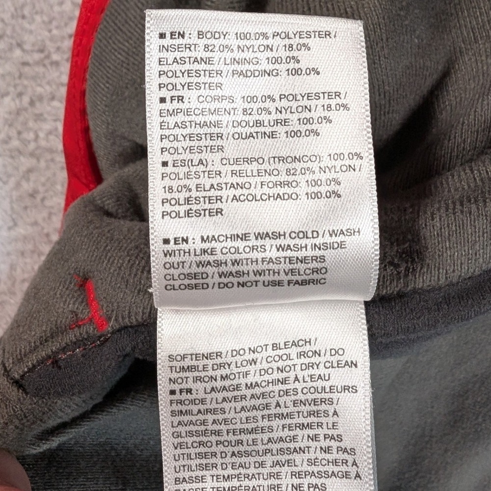 Salomon ClimaWind Mens Large Red Grey Full Zip Running Cycling Jacket L - Picture 8 of 12